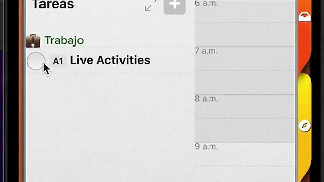 Crear Opus One Live Activity - Español